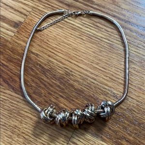 Gold Knotted Necklace